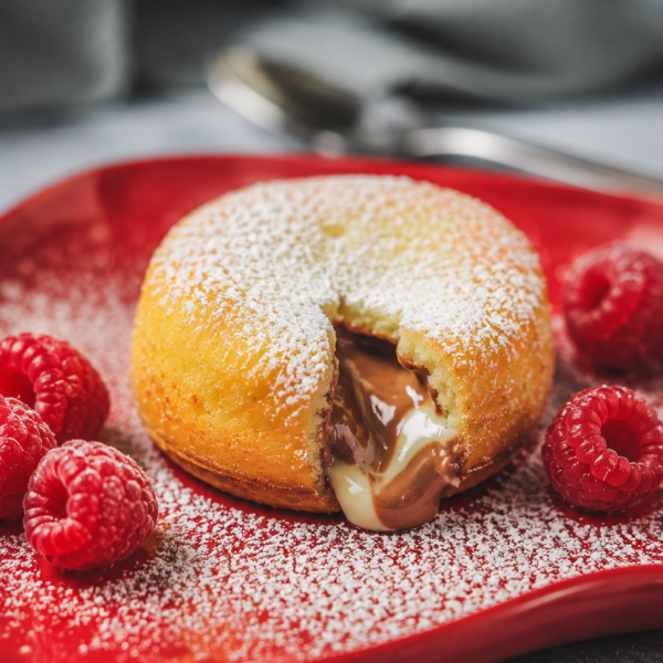 Milk And White Chocolate Lava Cake