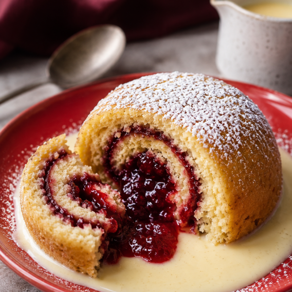 Jam Roly Poly Pudding
